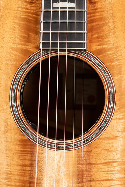 Taylor Custom Gold Label K24e Super Auditorium Acoustic/Electric Guitar - Master Koa with Hardshell Case and Matching Circa 74 Amplifier