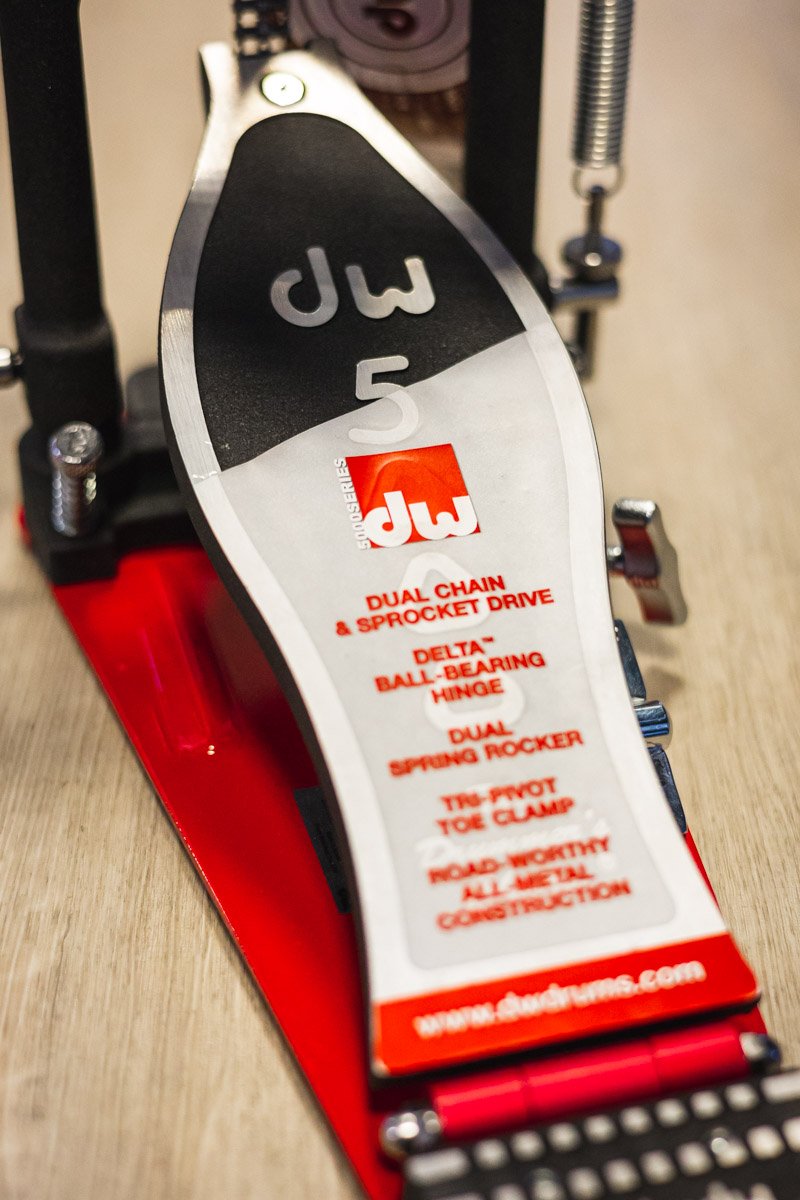 DW 5000 series accelerator double kick pedal haggertys 06