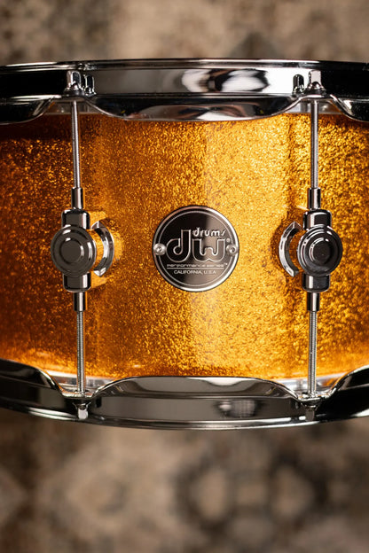 DW DRPF6514SSGS Performance Series 6.5x14 Snare Drum - Gold Sparkle