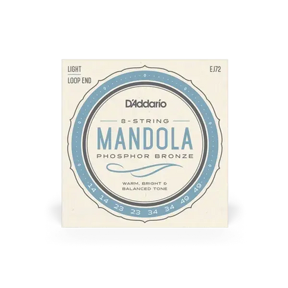 D'Addario EJ72 Phosphor Bronze Mandola Strings Light 14-49