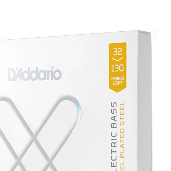 D'Addario XS 32-130 Hybrid Light 6-String Multi-Scale Coated Nickel Bass Strings