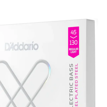 D'Addario XS 45-130 Regular Light 5-String Super Long Scale Coated Nickel Bass Strings