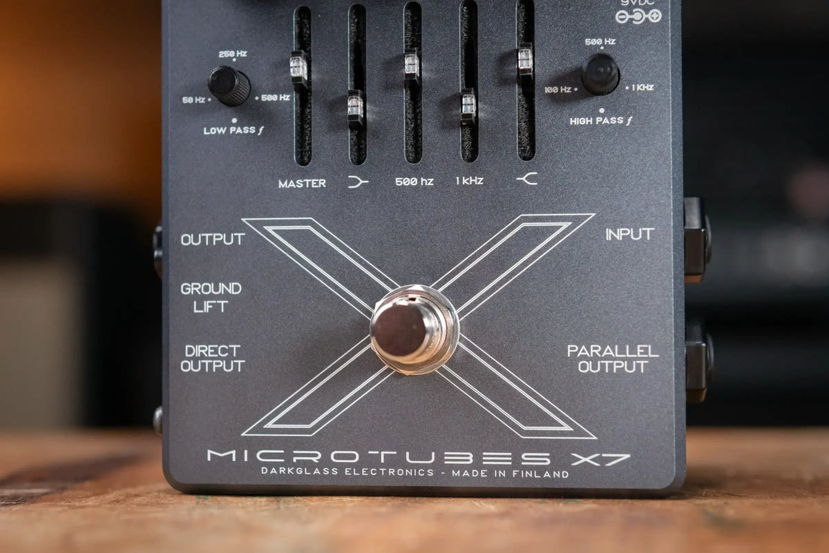 Darkglass Microtubes X7 Bass Preamp Distortion Effects Pedal - Floor Model
