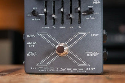 Darkglass Microtubes X7 Bass Preamp Distortion Effects Pedal - Floor Model