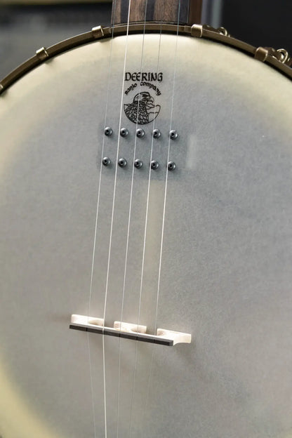 Deering Vega Vintage Star 5-String Banjo with Kavanjo Pickup and Hardshell Case