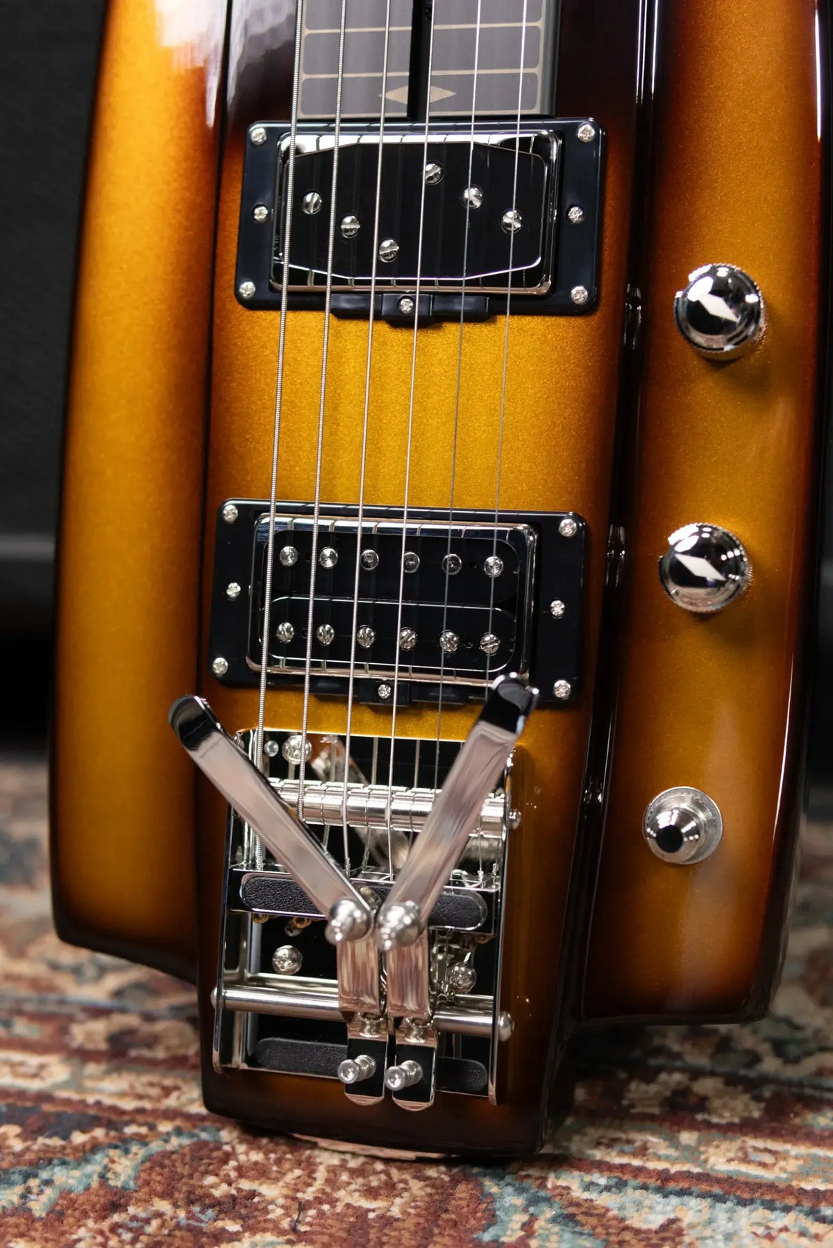 Duesenberg Fairytale Lap Steel - Gold Burst with Hardshell Case