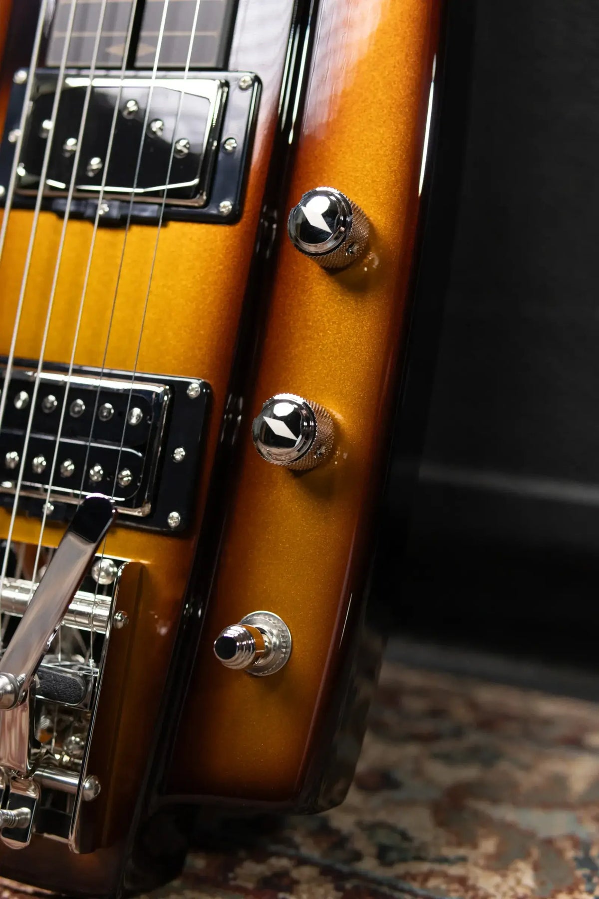 Duesenberg Fairytale Lap Steel - Gold Burst with Hardshell Case