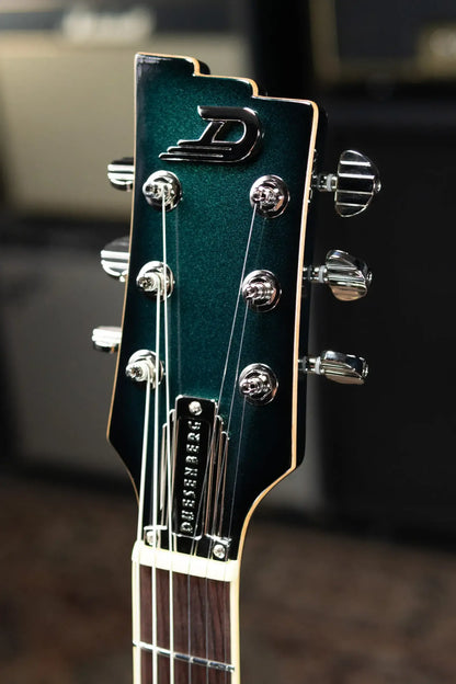 Duesenberg Starplayer TV DLX Semi-Hollow Electric Guitar - Catalina Green Burst with Hardshell Case
