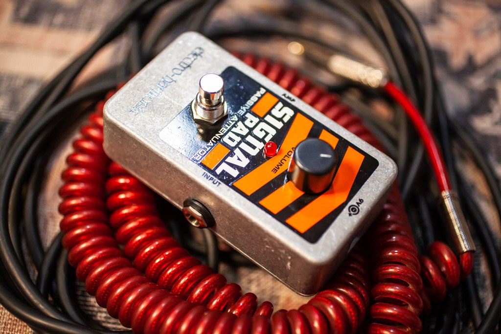ELECTRO HARMONIX SIGNAL PAD PASSIVE ATTENUATOR HAGGERTYS 04