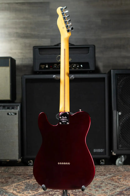 Fender American Professional Hotshot Telecaster Electric Guitar - Oxblood with Hardshell Case