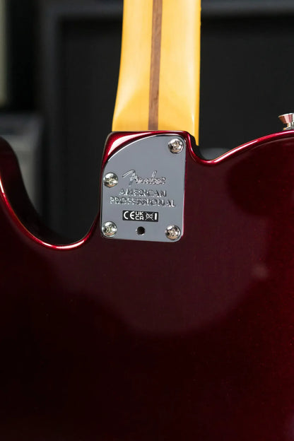 Fender American Professional Hotshot Telecaster Electric Guitar - Oxblood with Hardshell Case