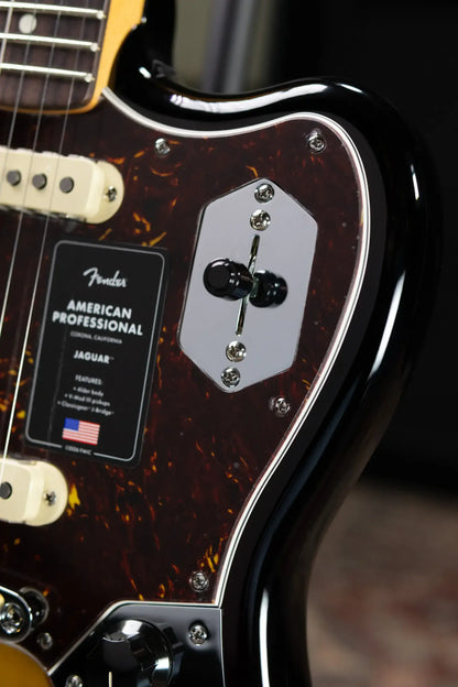 Fender American Professional Jaguar Electric Guitar - 3-Color Sunburst with Hardshell Case