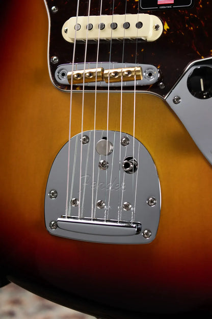 Fender American Professional Jaguar Electric Guitar - 3-Color Sunburst with Hardshell Case