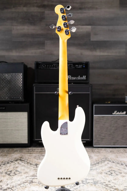 Fender American Professional Jazz Bass V - Olympic White with Hardshell Case