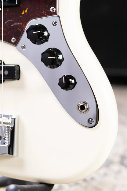 Fender American Professional Jazz Bass V - Olympic White with Hardshell Case