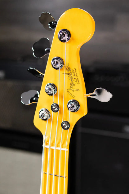 Fender American Professional Jazz Bass V - Oxblood with Hardshell Case