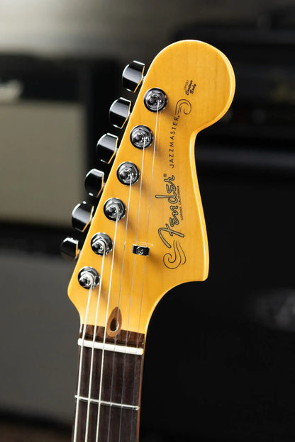 Fender American Professional Jazzmaster Electric Guitar - Olympic White with Hardshell Case