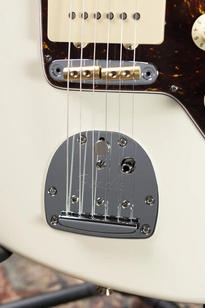 Fender American Professional Jazzmaster Electric Guitar - Olympic White with Hardshell Case
