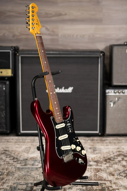 Fender American Professional Stratocaster Electric Guitar - Oxblood with Hardshell Case