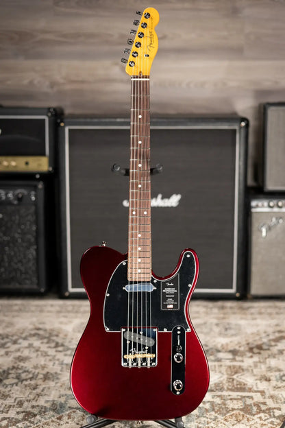 Fender American Professional Telecaster Electric Guitar - Oxblood with Hardshell Case
