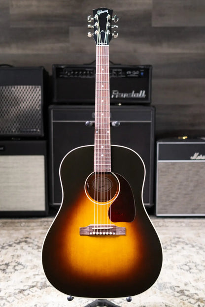 Gibson J-45 Standard Acoustic/Electric Guitar - Vintage Sunburst with Hardshell Case