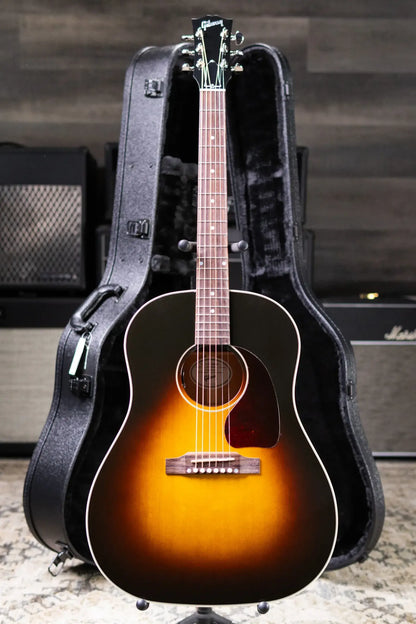 Gibson J-45 Standard Acoustic/Electric Guitar - Vintage Sunburst with Hardshell Case