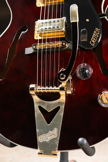 Gretsch Limited Edition Abbey Road Studiomatic Hollow Body with Bigsby Electric Guitar - Classic Walnut Stain with Hardshell Case