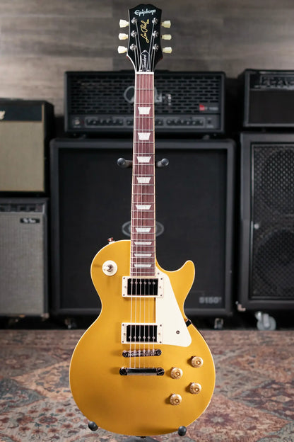 Epiphone Les Paul Standard 50s Electric Guitar - Goldtop - Demo