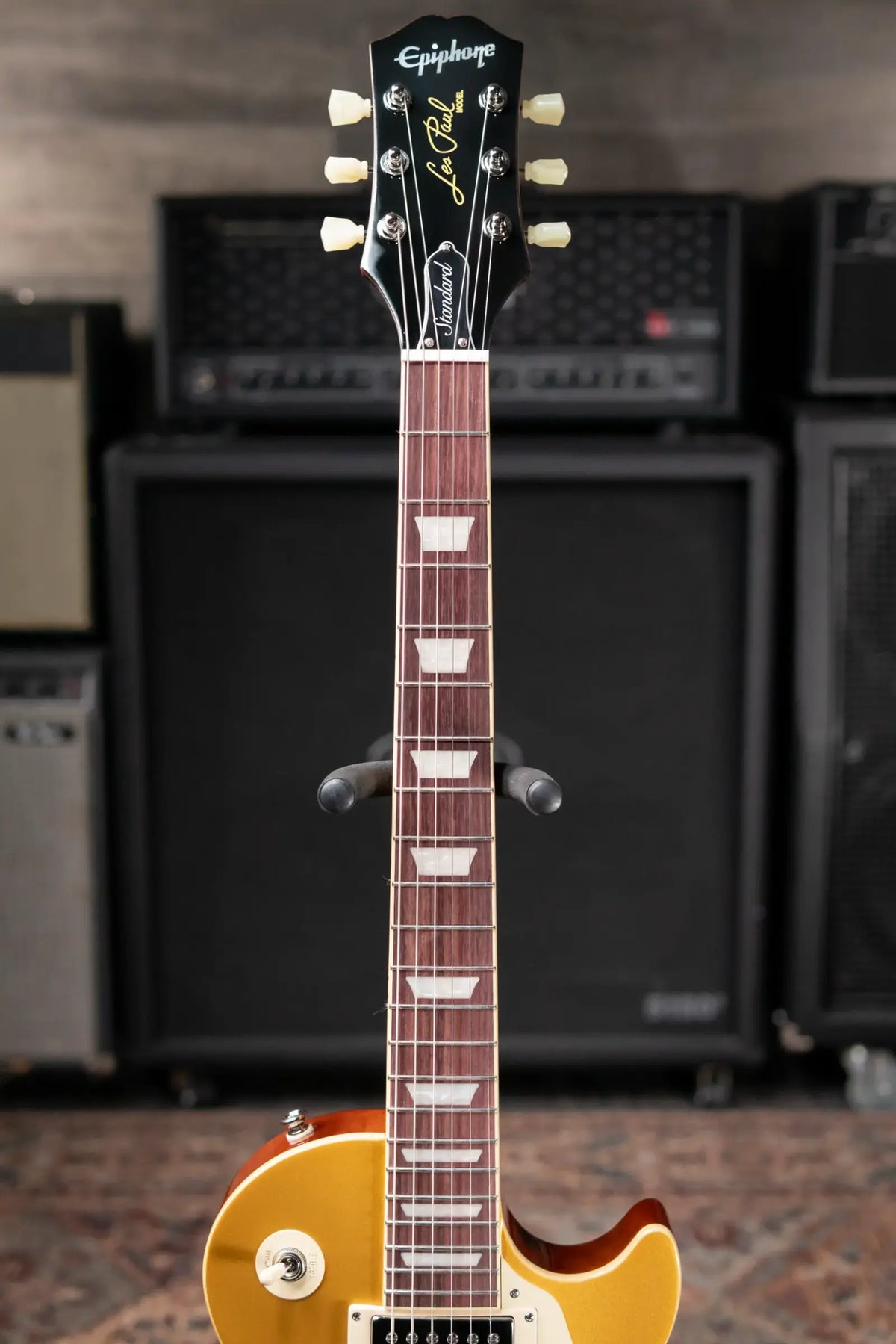Epiphone Les Paul Standard 50s Electric Guitar - Goldtop - Demo
