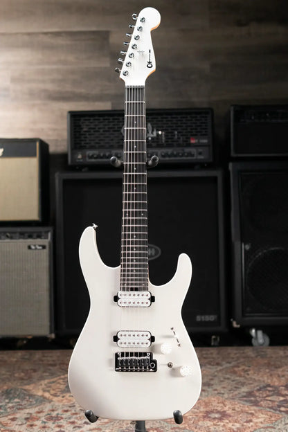 Charvel Pro-Mod Plus Limited Edition DK24-7 HH 2PT EB 7-String Electric Guitar - Celestial Silk with Gig Bag