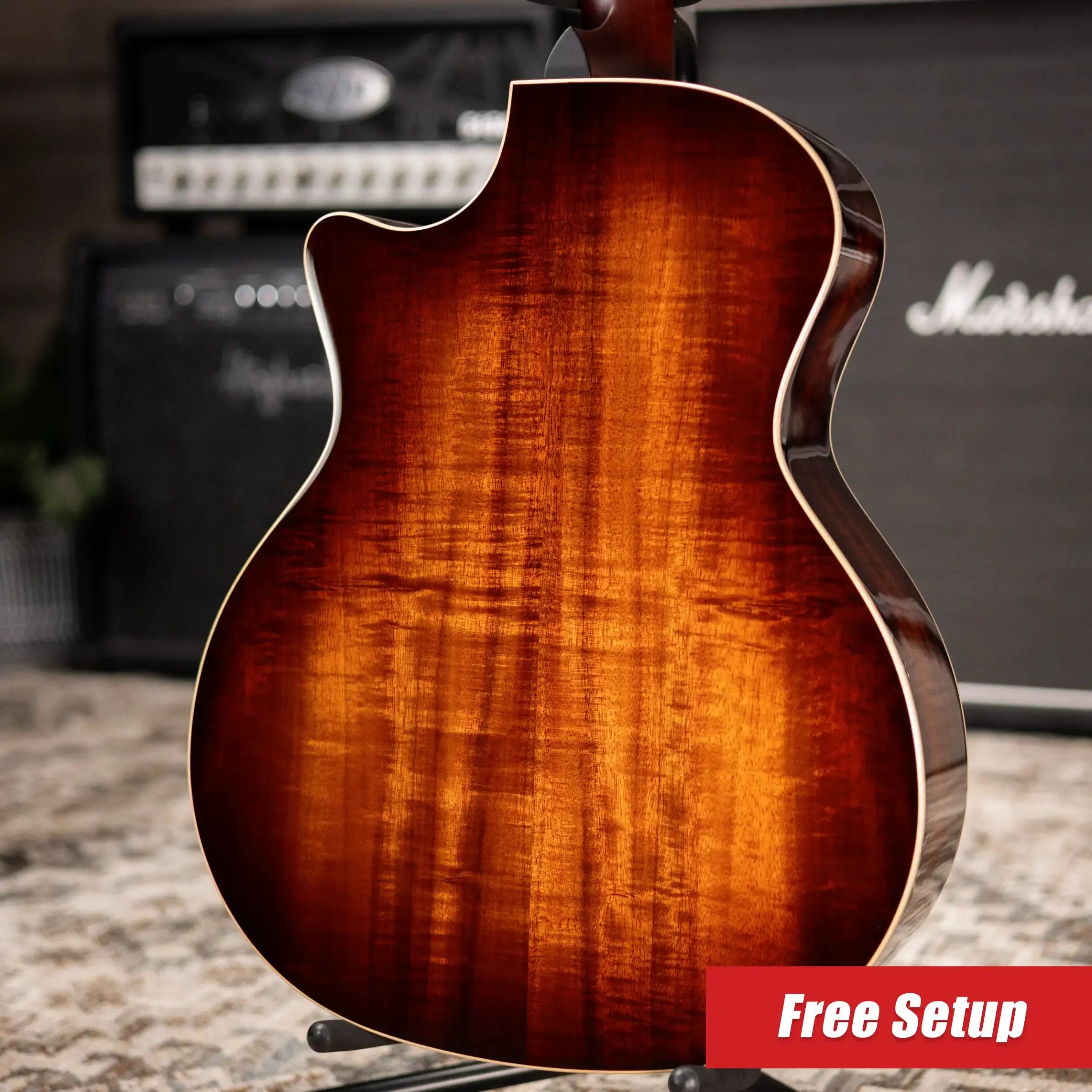Taylor Next Generation K24ce Grand Auditorium Acoustic/Electric Guitar - Shaded Edgeburst with Hardshell Case