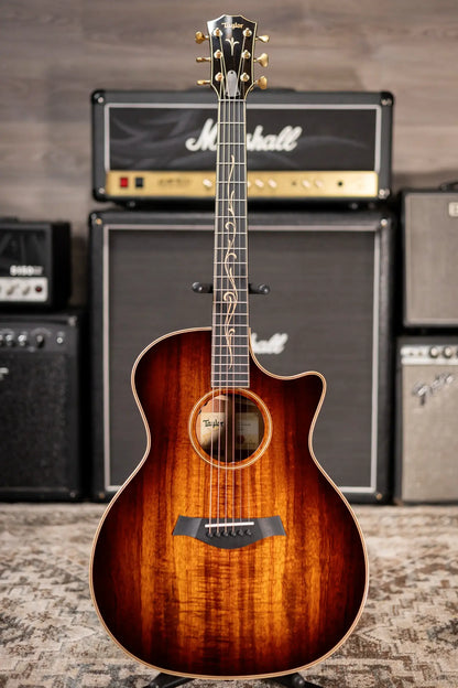 Taylor Next Generation K24ce Grand Auditorium Acoustic/Electric Guitar - Shaded Edgeburst with Hardshell Case