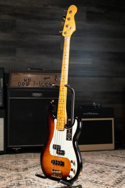 Fender 75th Anniversary American Professional PJ Bass - 2-Color Sunburst with Hardshell Case