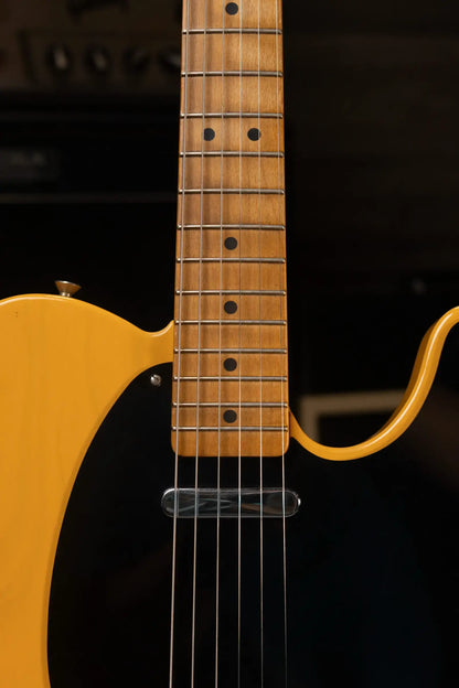 Fender 75th Anniversary Vintera Road Worn 1951 Telecaster Electric Guitar - Butterscotch Blonde with Hardshell Case