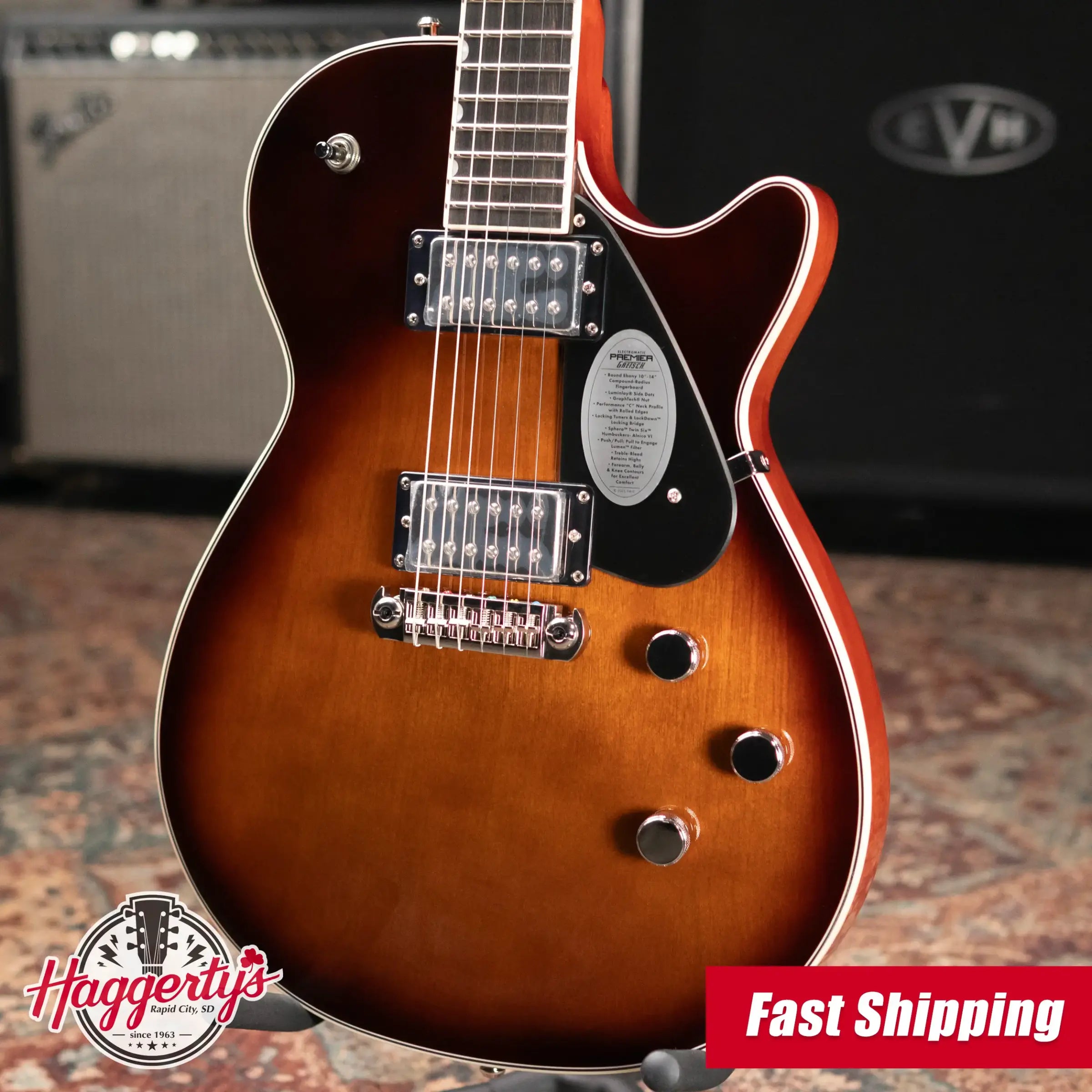 Gretsch Electromatic Premier Jet Electric Guitar - Robusto Burst