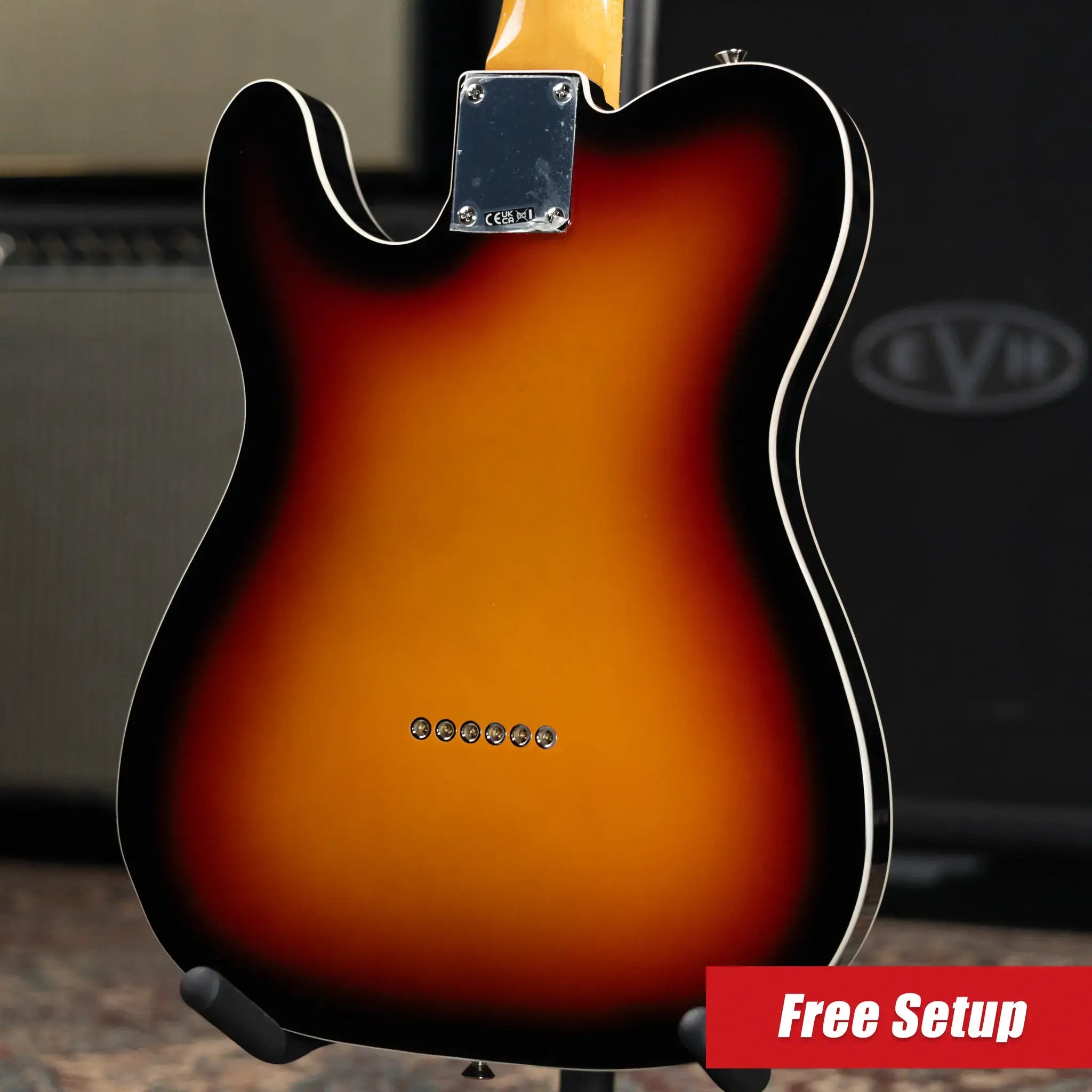 Fender Limited Edition Vintera III Early '60s Custom Telecaster Electric Guitar - 3-Color Sunburst with Gig Bag