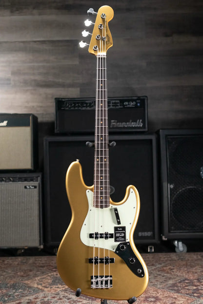 Fender Vintera III Early '60s Jazz Bass - Aztec Gold with Gig Bag