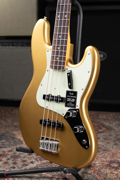 Fender Vintera III Early '60s Jazz Bass - Aztec Gold with Gig Bag