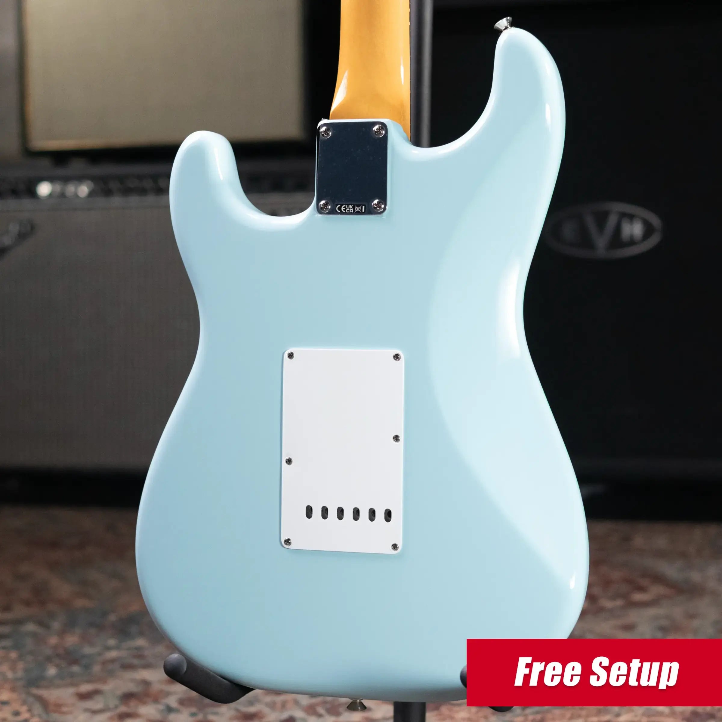 Fender Vintera III Early '60s Stratocaster Electric Guitar - Sonic Blue with Gig Bag