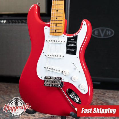 Fender Vintera III Late '50s Stratocaster Electric Guitar - Dakota Red with Gig Bag
