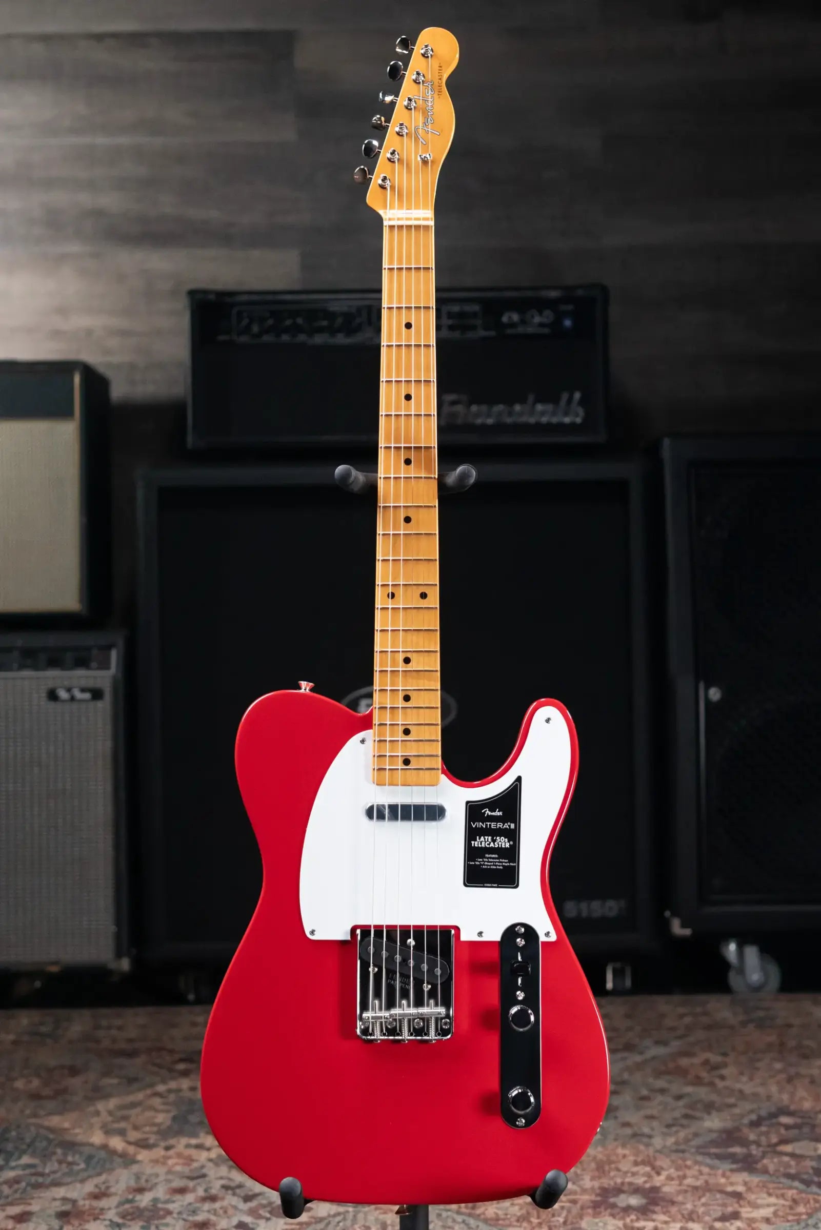 Fender Vintera III Late '50s Telecaster Electric Guitar - Dakota Red with Gig Bag