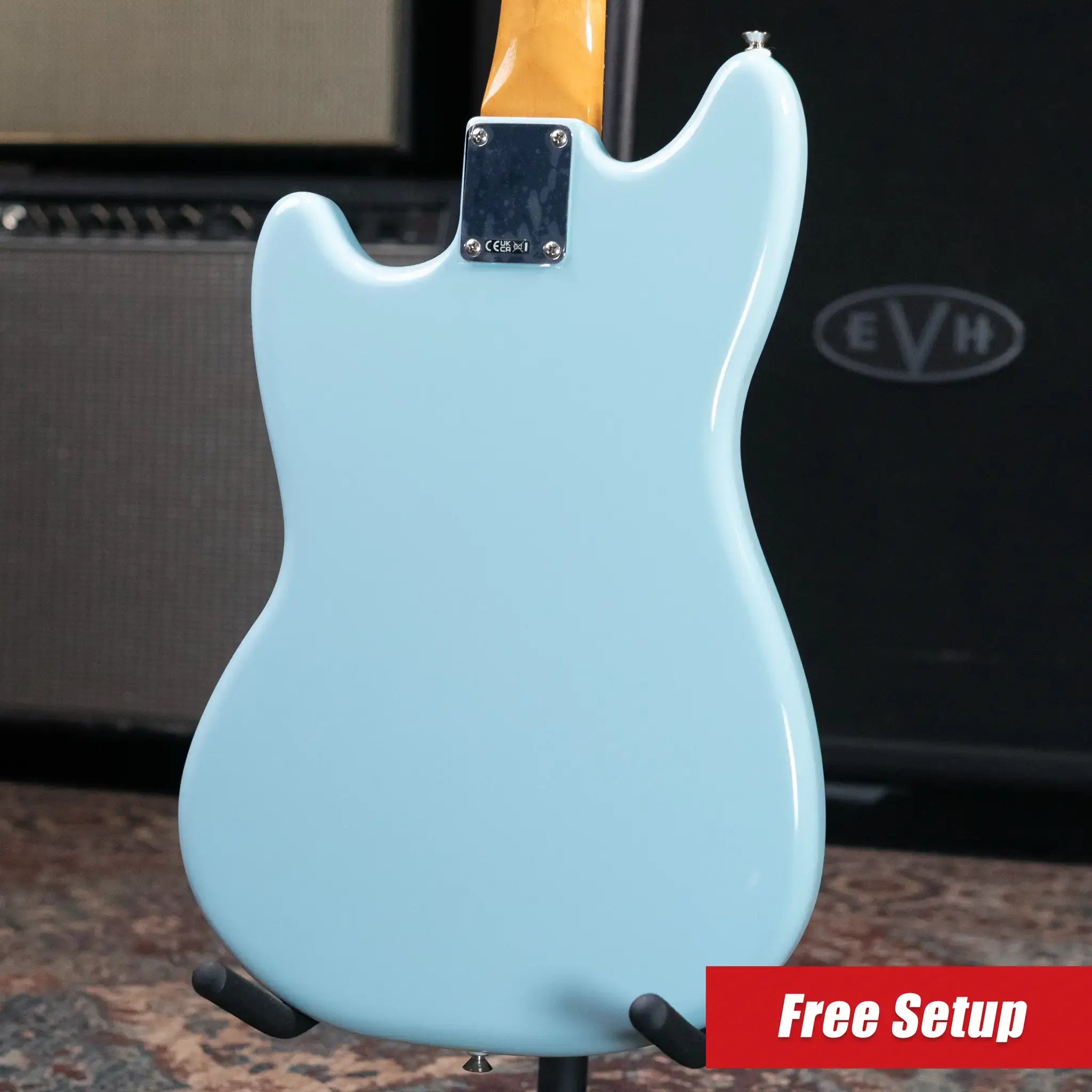 Fender Vintera III Mid '60s Mustang Electric Guitar - Sonic Blue with Gig Bag
