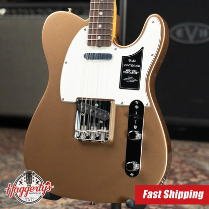 Fender Vintera III Mid '60s Telecaster Electric Guitar - Firemist Gold with Gig Bag