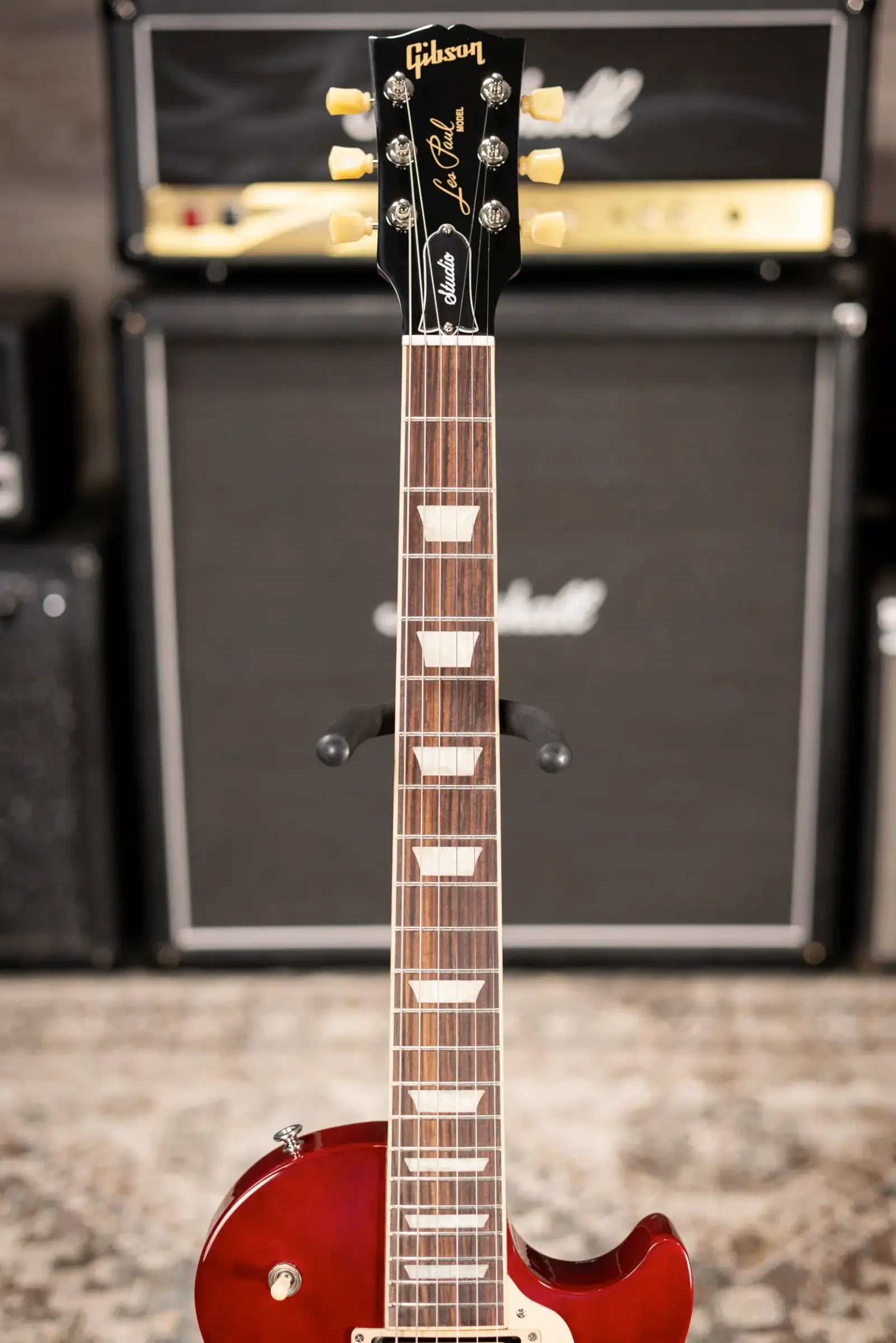 Gibson Les Paul Studio Double Trouble Electric Guitar - Cherry Sunburst with Gig Bag