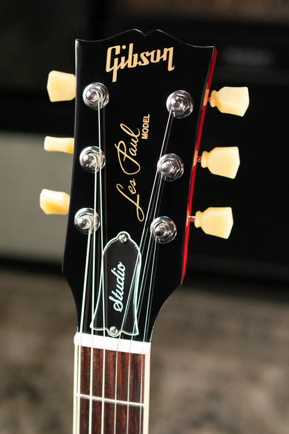 Gibson Les Paul Studio Double Trouble Electric Guitar - Dirty Lemon Burst/Cherry Back with Gig Bag