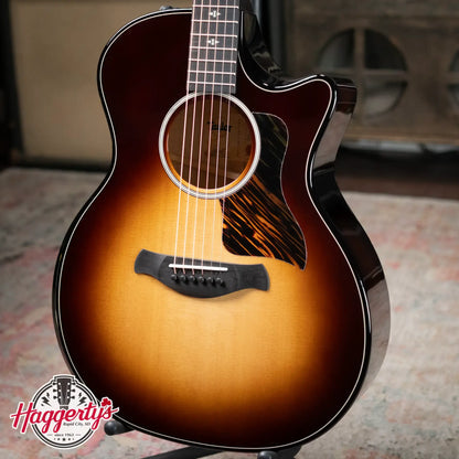 Taylor Builder's Edition 514ce Grand Auditorium Acoustic/Electric Guitar - Kona Burst Top with Hardshell Case - Floor Model