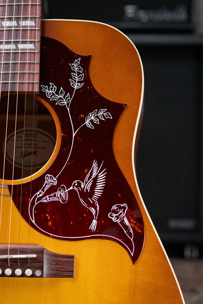 Gibson Hummingbird Special Dreadnought Acoustic/Electric Guitar - Honey Burst Satin with Gig Bag