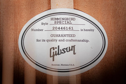 Gibson Hummingbird Special Dreadnought Acoustic/Electric Guitar - Honey Burst Satin with Gig Bag
