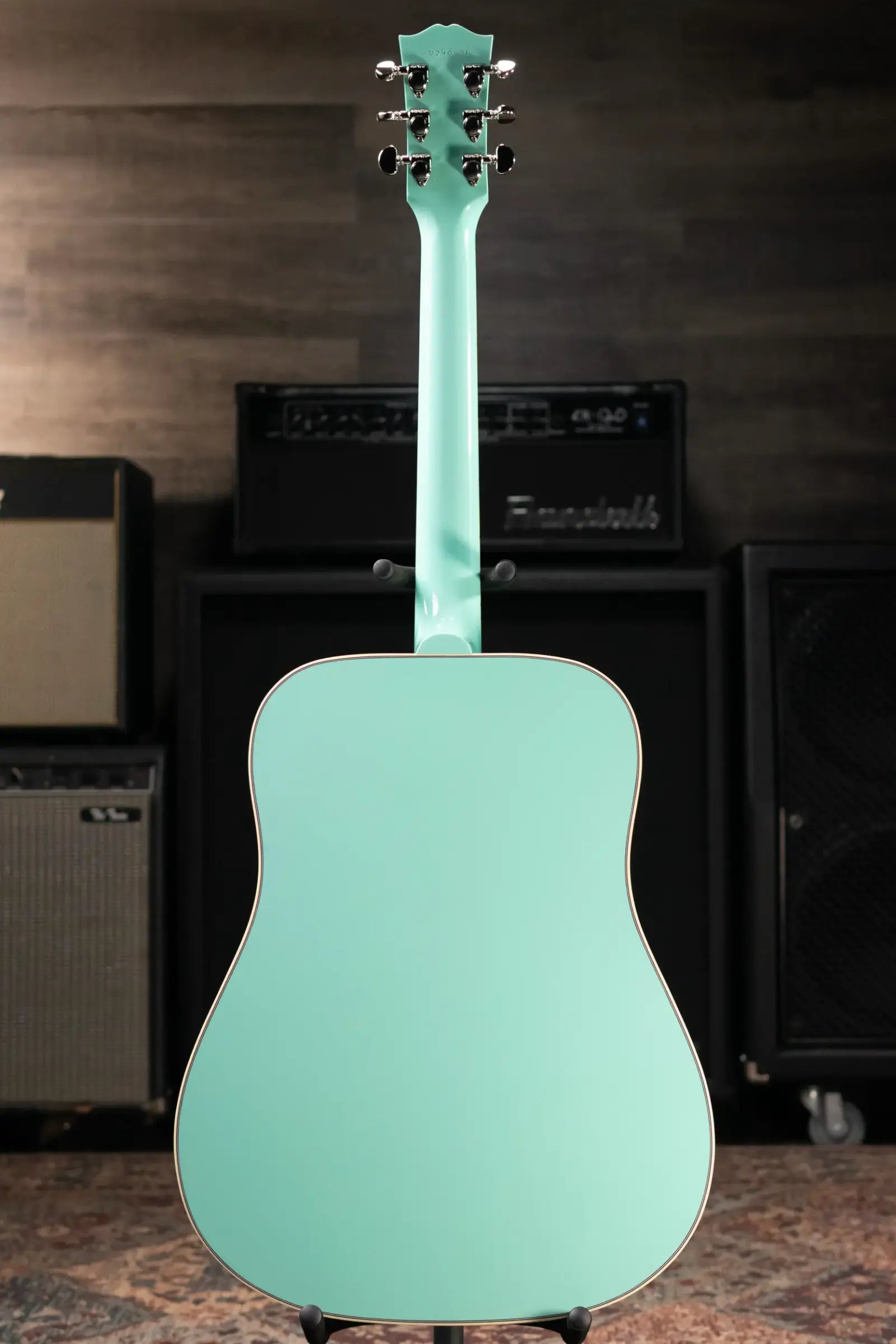 Gibson Hummingbird Standard Dreadnought Acoustic/Electric Guitar - Southwestern Turquoise with Hardshell Case