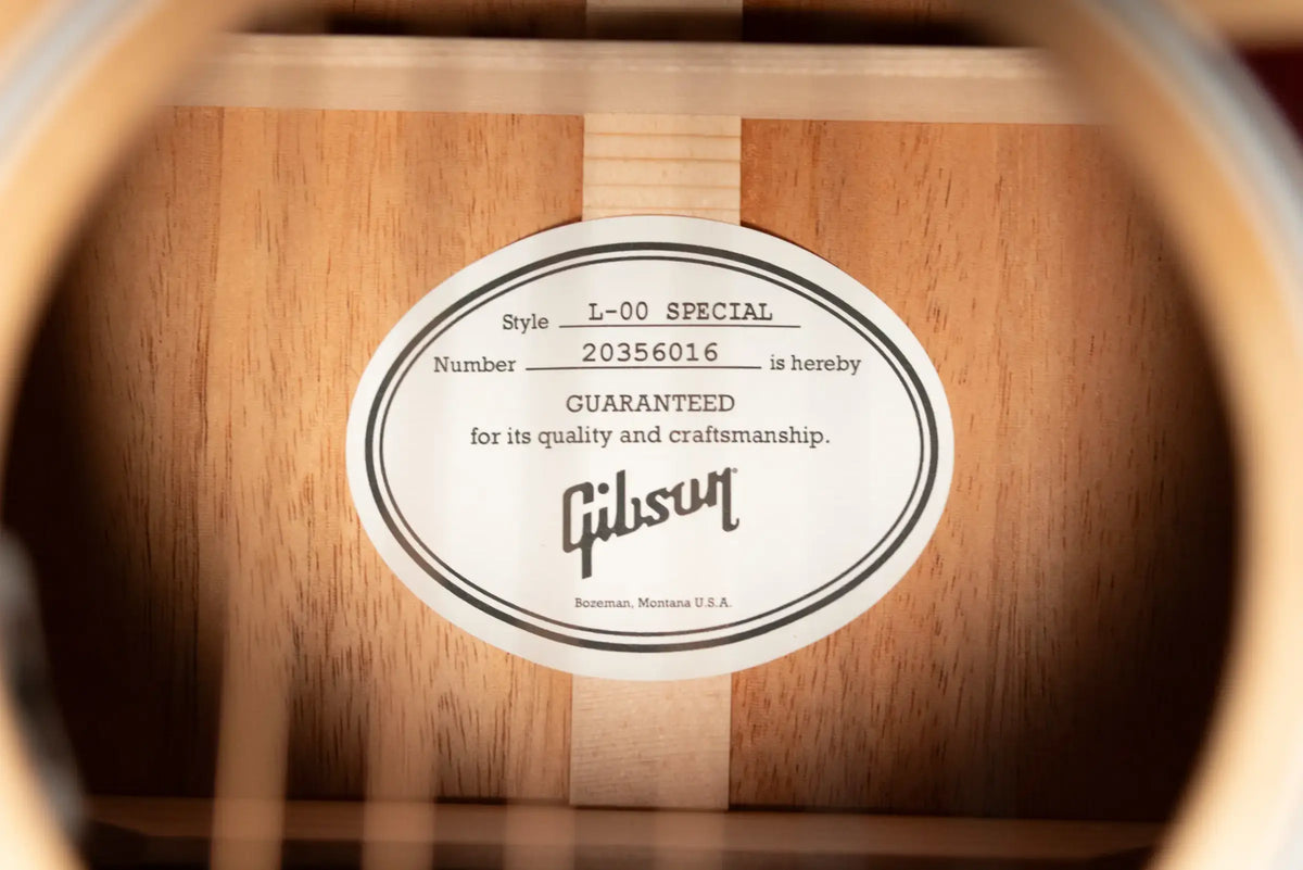 Gibson L-00 Special Parlor Acoustic/Electric Guitar - Natural Satin with Gig Bag